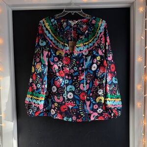 Boden Floral Multicolor Blouse